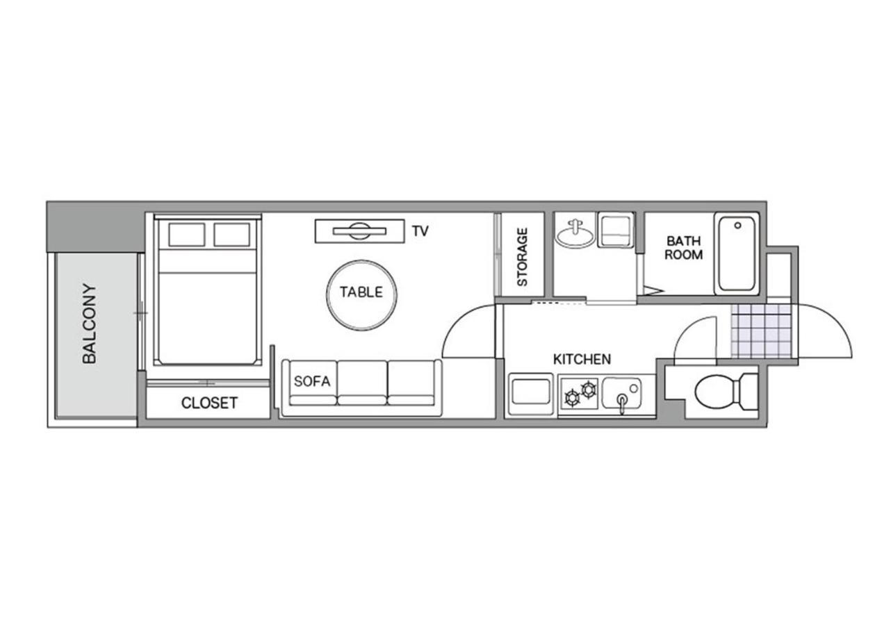 Chiyo Apartment Fukuoka  Luaran gambar