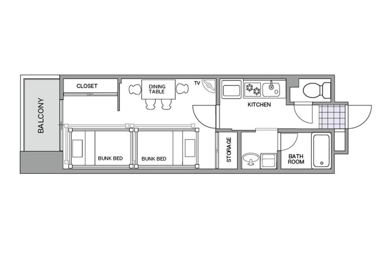 Chiyo Apartment Fukuoka  Luaran gambar